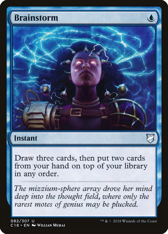 Brainstorm (82) [C18] - MTG Single