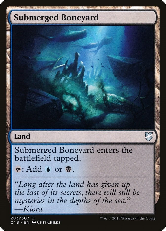Submerged Boneyard (283) [C18] - MTG Single