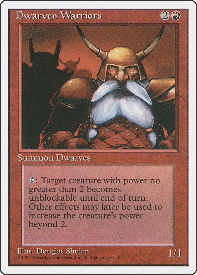 Dwarven Warriors [4ED] - MTG Single