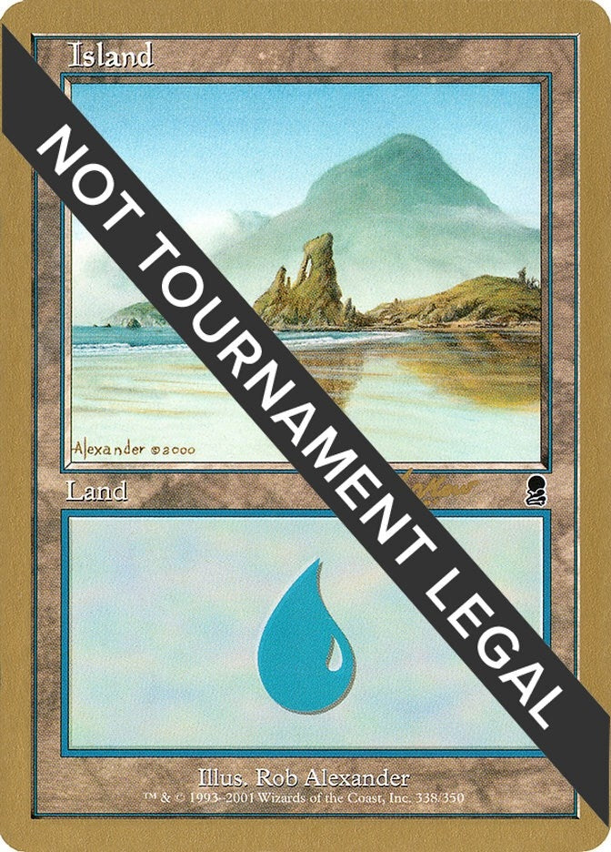 Island (338) - 2002 Sim Han How (ODY) [WCD] - MTG Single