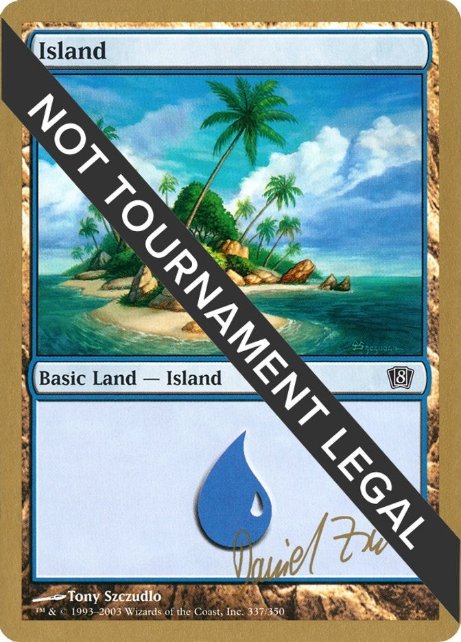 Island (337) - 2003 Dave Humpherys (8ED) [WCD] - MTG Single