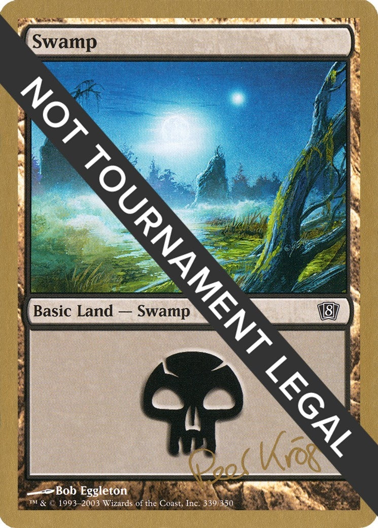 Swamp (339) - 2003 Peer Kroger (8ED) [WCD] - MTG Single