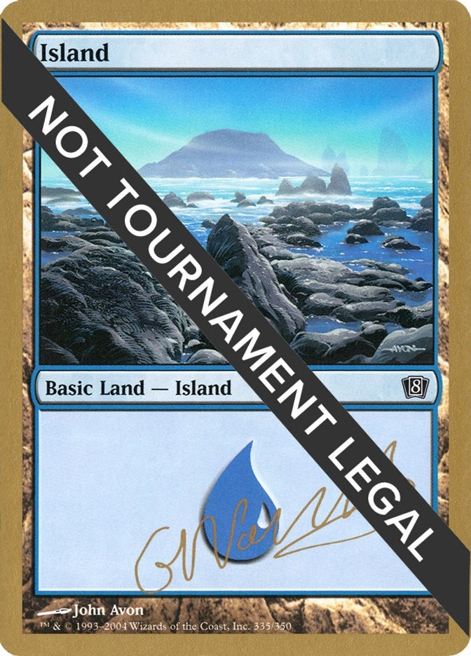 Island (335) - 2004 Gabriel Nassif (8ED) [WCD] - MTG Single