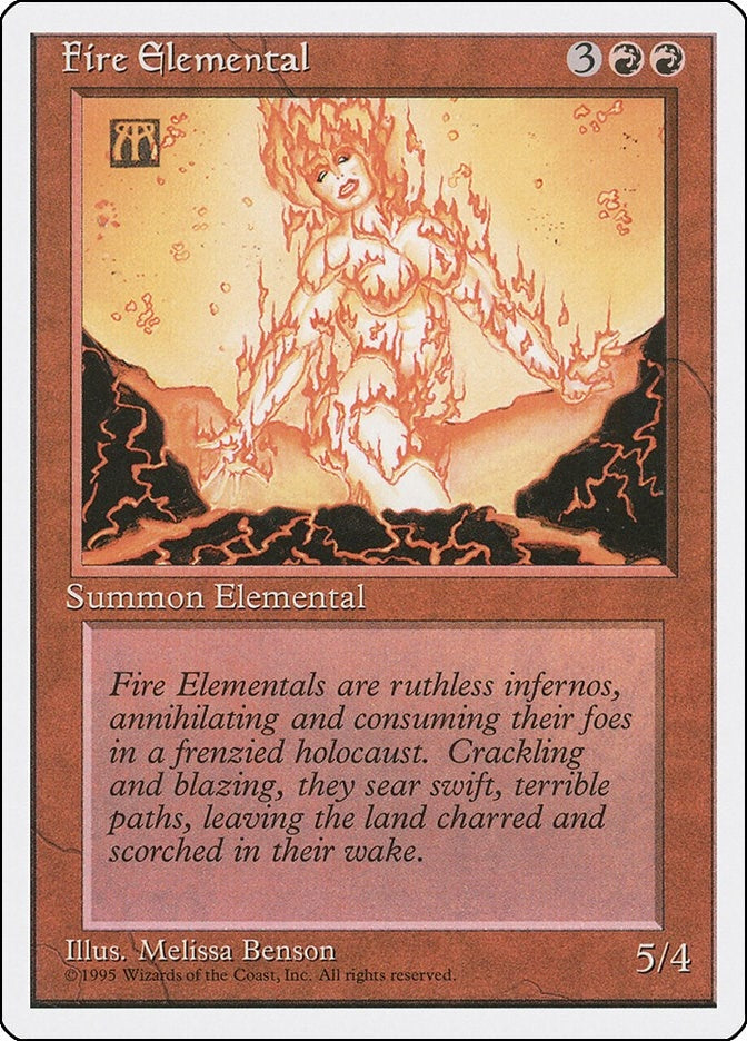Fire Elemental [4ED] - MTG Single