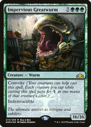 Impervious Greatwurm (273) [BABP] - MTG Single