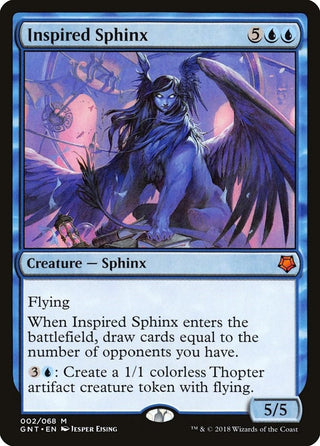 Inspired Sphinx (2) [GNT] - MTG Single