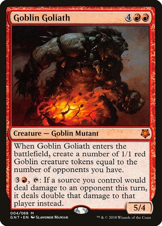 Goblin Goliath (4) [GNT] - MTG Single