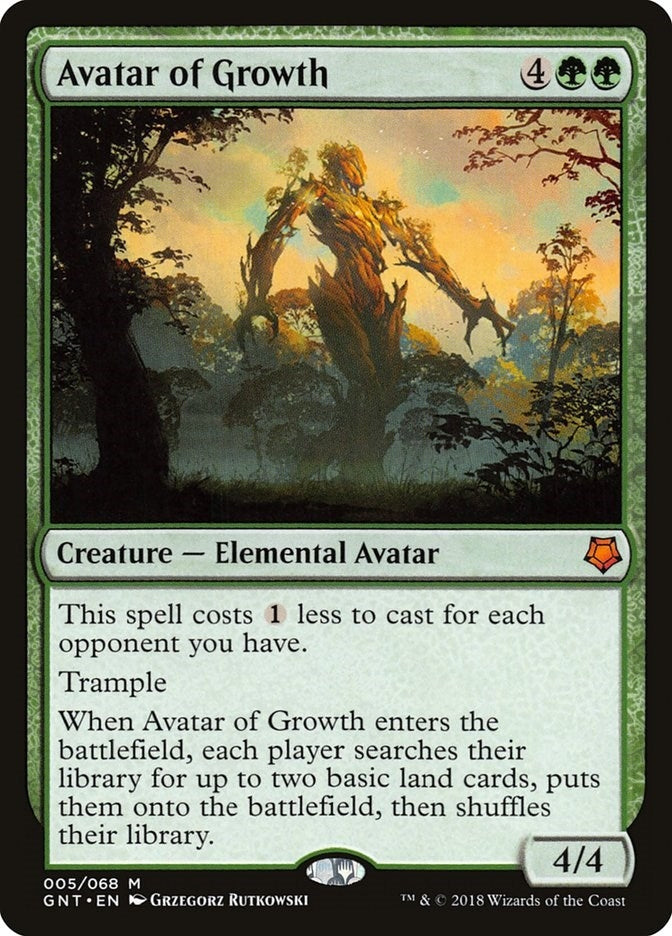 Avatar of Growth (5) [GNT] - MTG Single