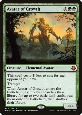 Avatar of Growth (5) [GNT] - MTG Single