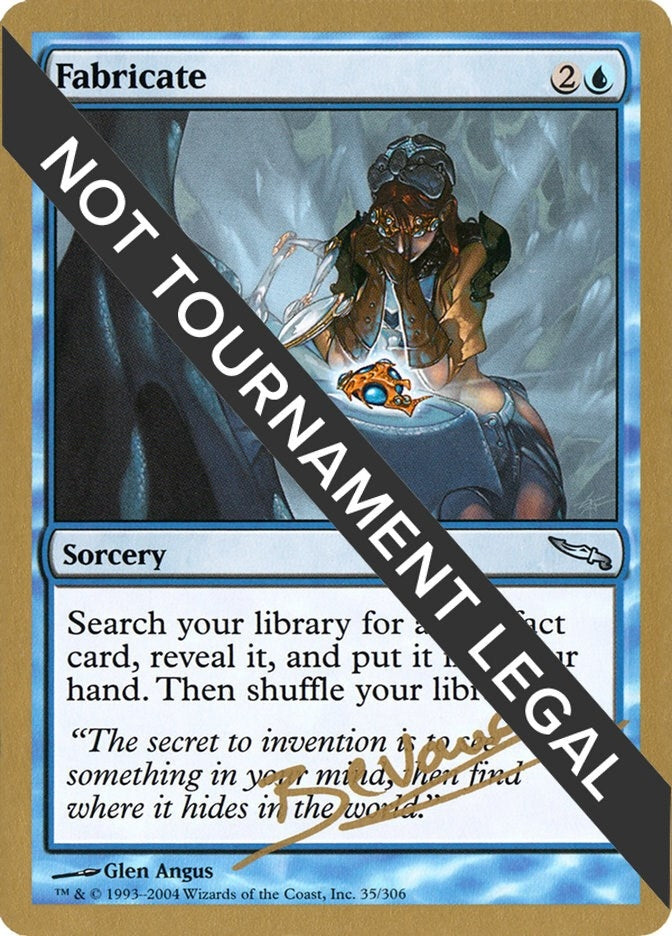 Fabricate - 2004 Manuel Bevand (MRD) [WCD] - MTG Single
