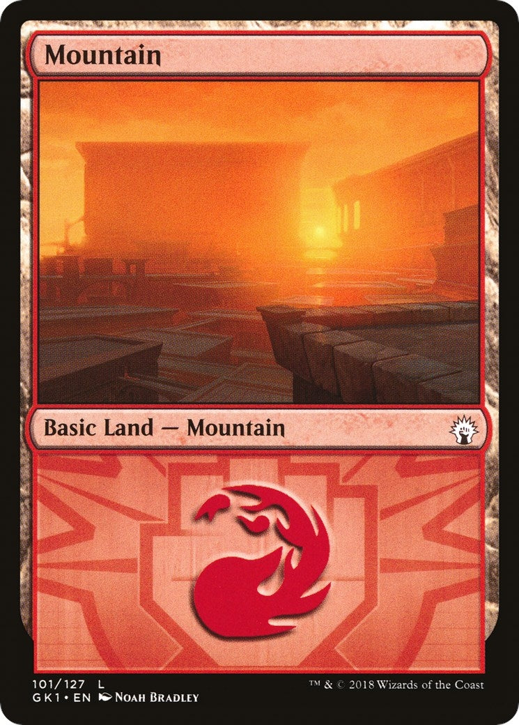 Mountain (101) (101) [GR1] - MTG Single