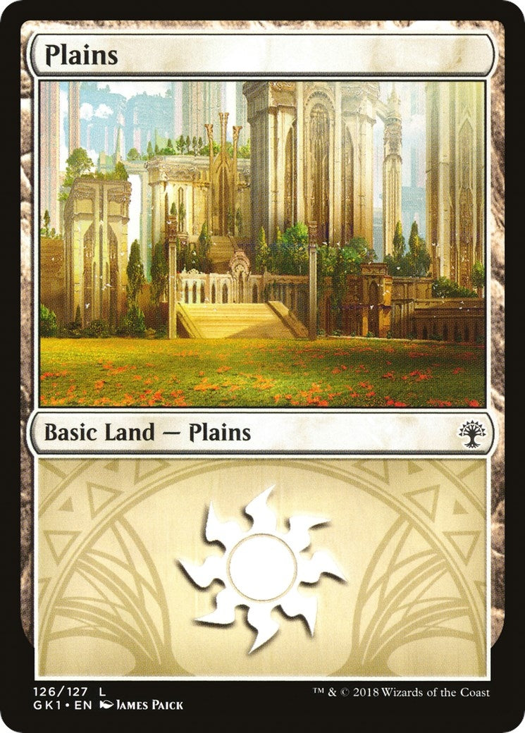 Plains (126) (126) [GR1] - MTG Single