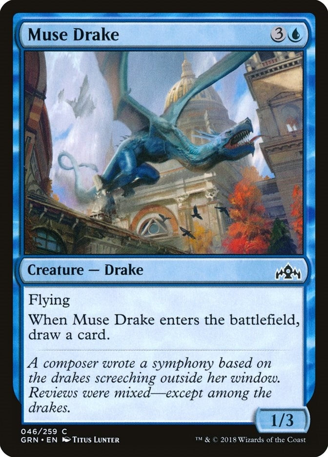 Muse Drake (46) [GRN] - MTG Single