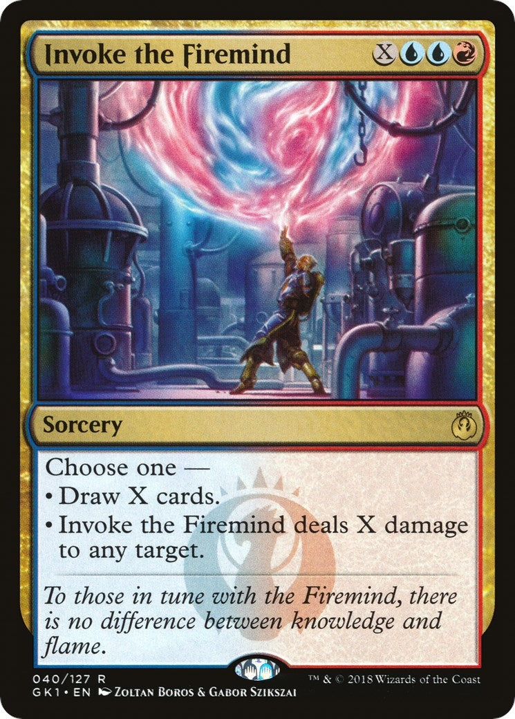 Invoke the Firemind (40) [GR1] - MTG Single