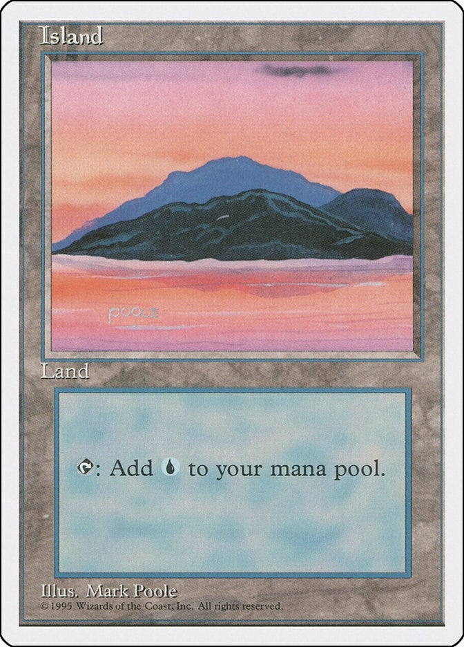 Island (C) (180) [4ED] - MTG Single
