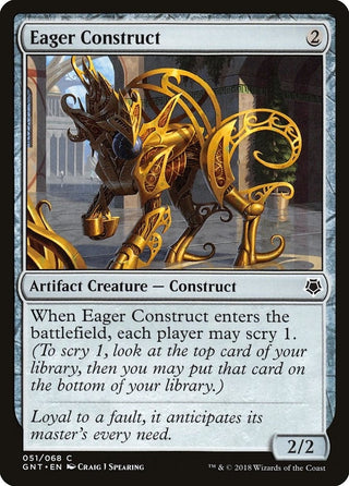 Eager Construct (51) [GNT] - MTG Single