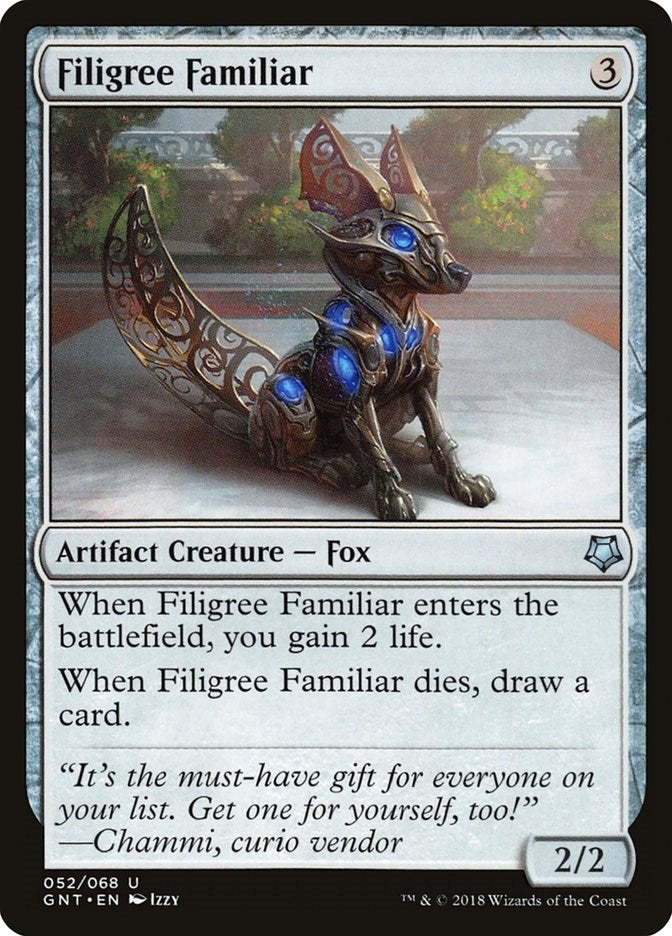 Filigree Familiar (52) [GNT] - MTG Single