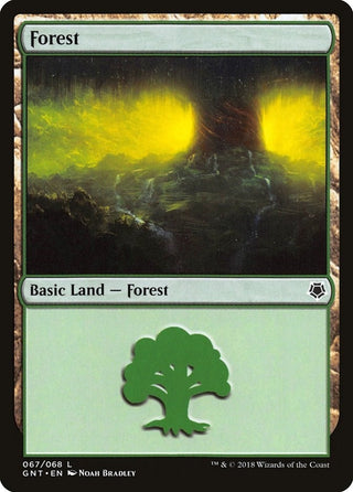 Forest (67) (67) [GNT] - MTG Single