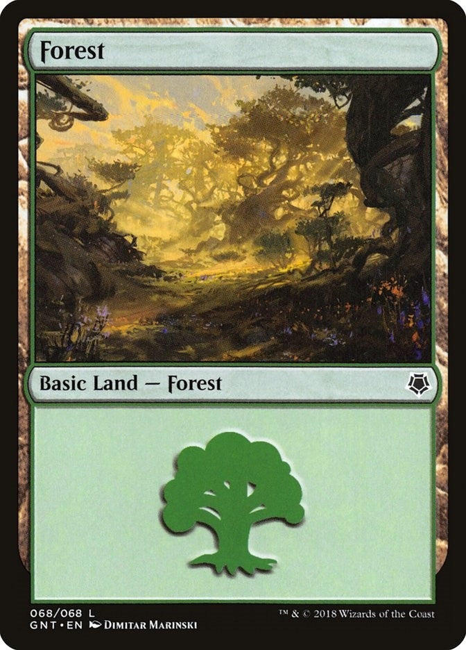 Forest (68) (68) [GNT] - MTG Single