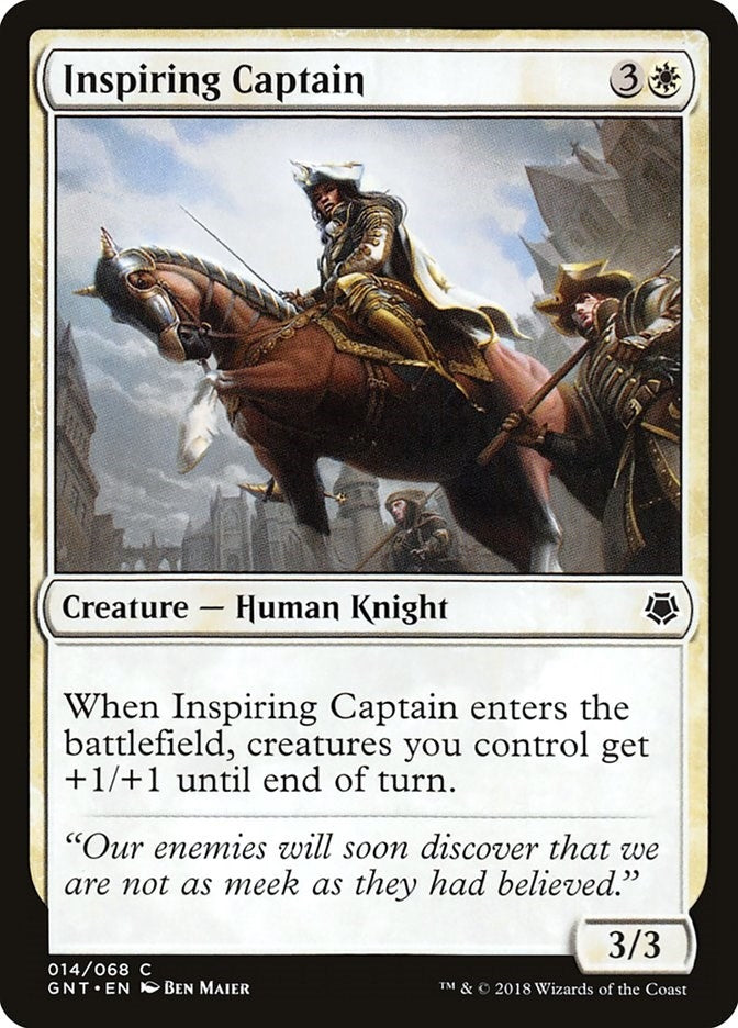 Inspiring Captain (14) [GNT] - MTG Single