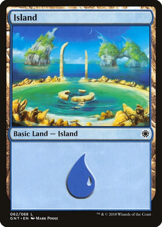 Island (62) (62) [GNT] - MTG Single