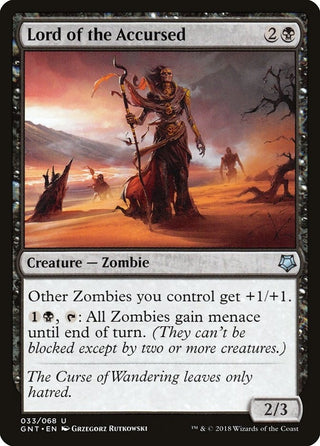 Lord of the Accursed (33) [GNT] - MTG Single