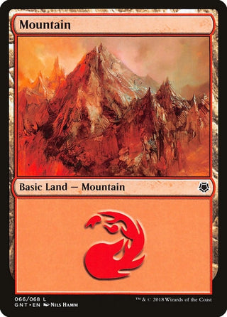 Mountain (66) (66) [GNT] - MTG Single