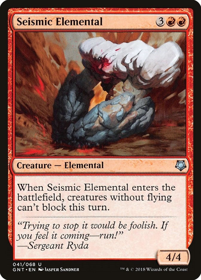 Seismic Elemental (41) [GNT] - MTG Single
