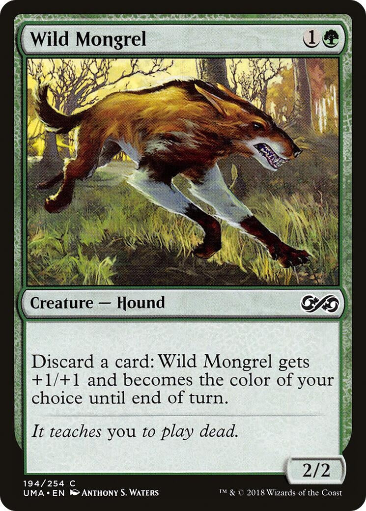 Wild Mongrel (194) [UMA] - MTG Single