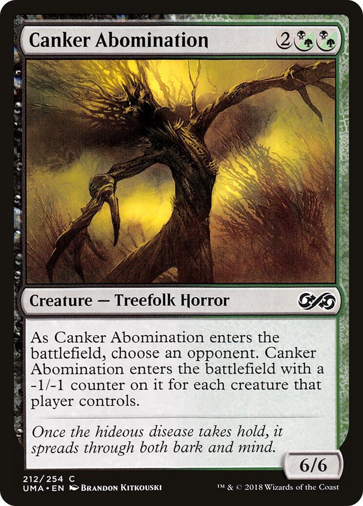 Canker Abomination (212) [UMA] - MTG Single