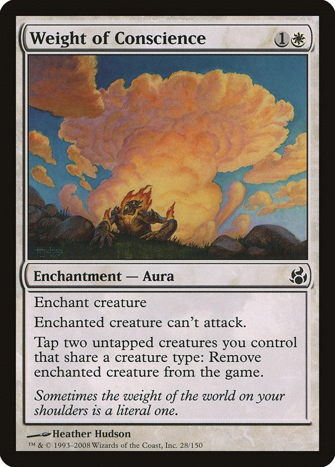 Weight of Conscience (28) [MOR] - MTG Single