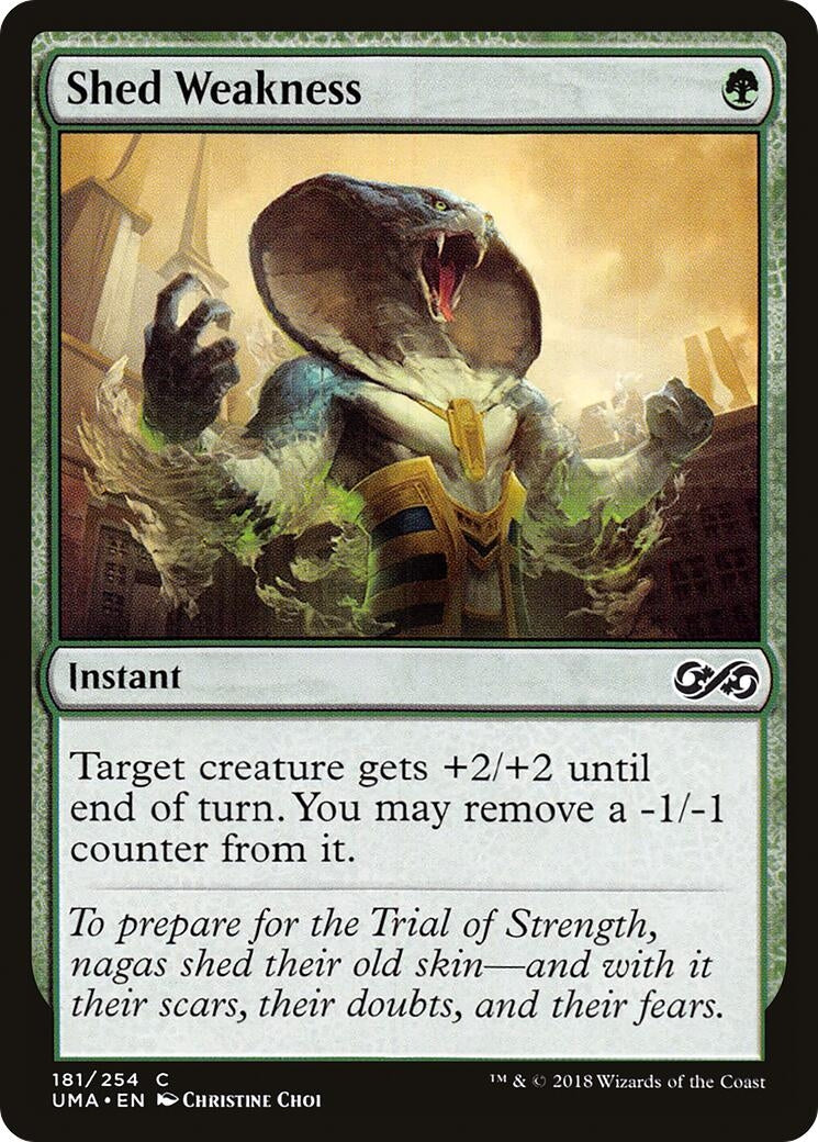 Shed Weakness (181) [UMA] - MTG Single