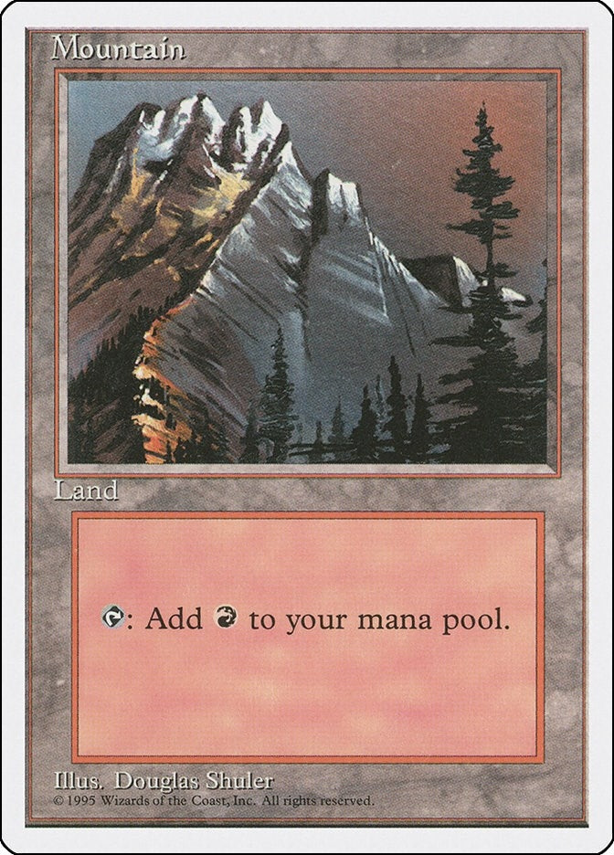 Mountain (A) (183) [4ED] - MTG Single