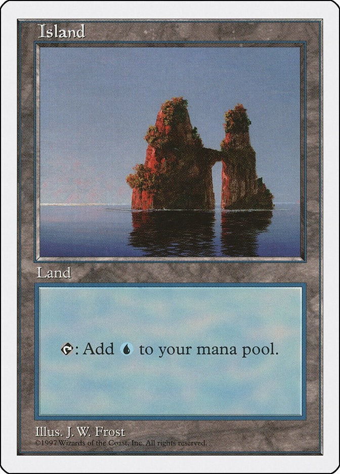 Island (436) (436) [5ED] - MTG Single