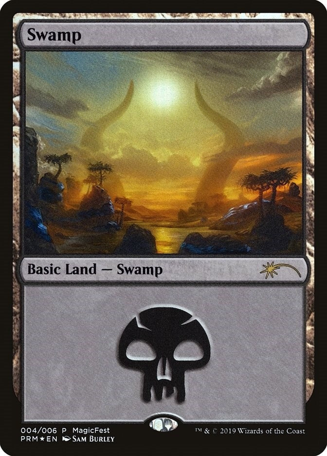 Swamp (2019) (4) [MFP] - MTG Single