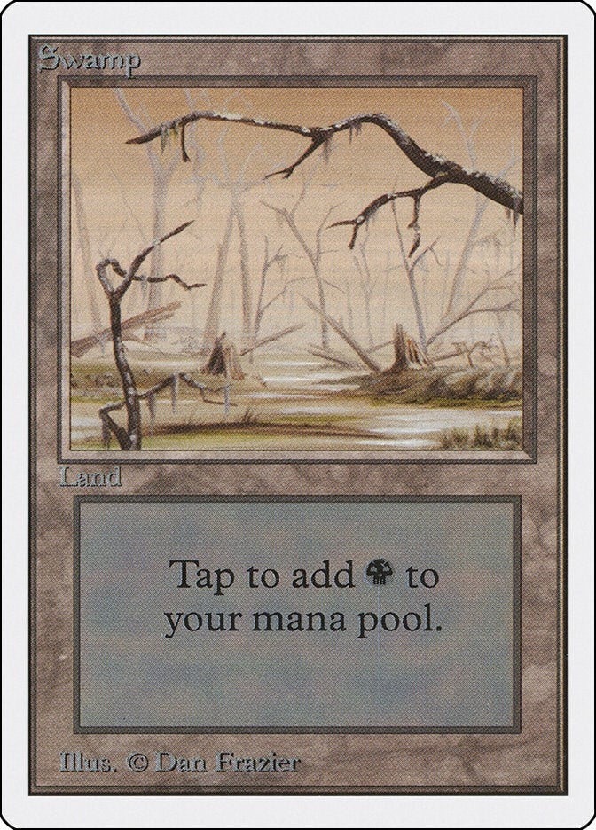 Swamp (B) [2ED] - MTG Single