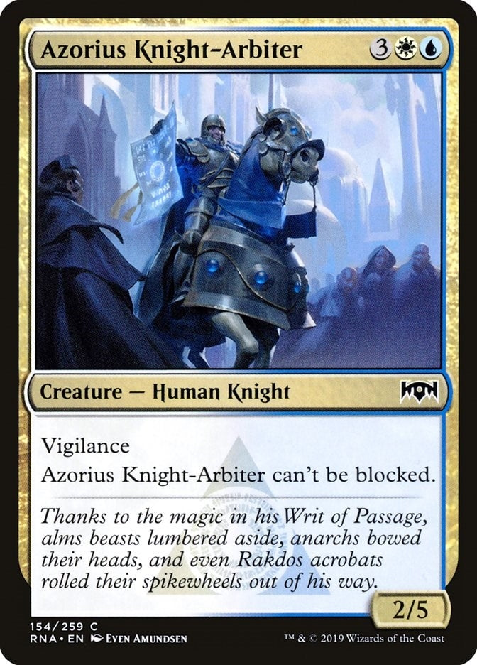 Azorius Knight-Arbiter (154) [RNA] - MTG Single