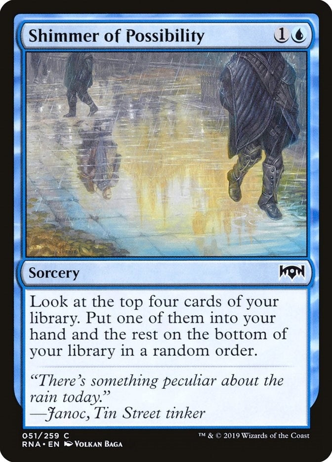 Shimmer of Possibility (51) [RNA] - MTG Single