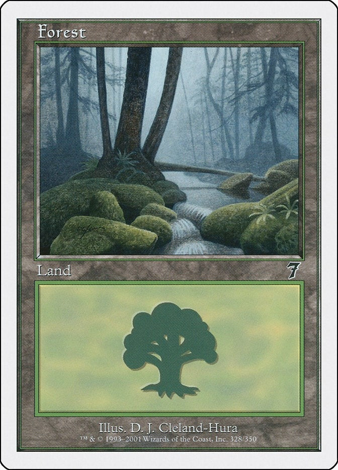 Forest (328) (328) [7ED] - MTG Single