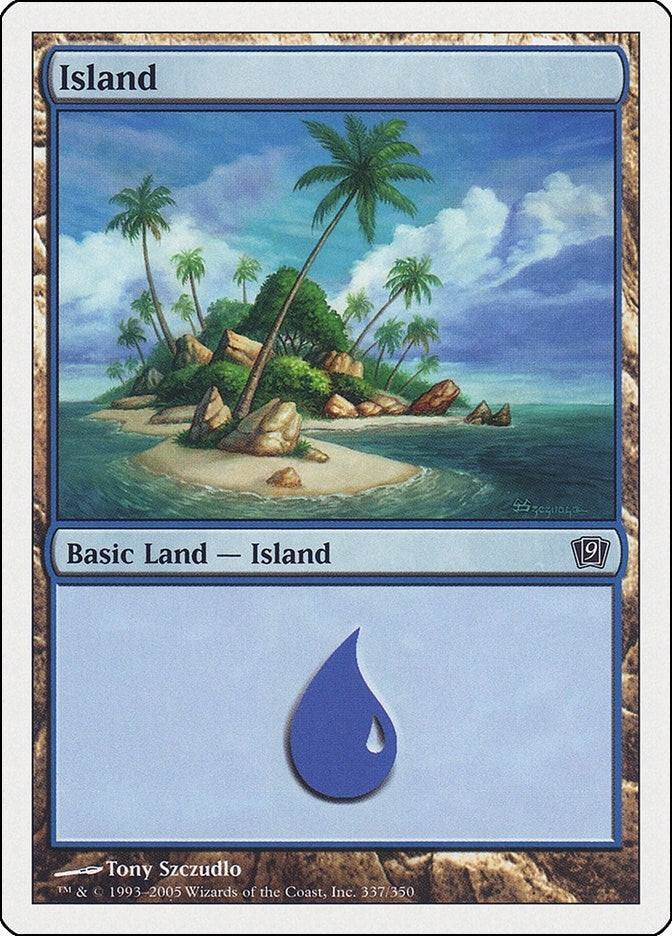 Island (337) (337) [9ED] - MTG Single
