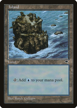 Island (Rocky Path) (335) [TMP] - MTG Single