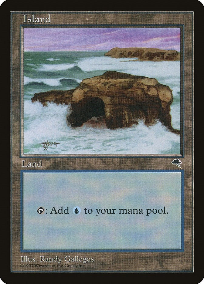 Island (Crashing Waves) (336) [TMP] - MTG Single
