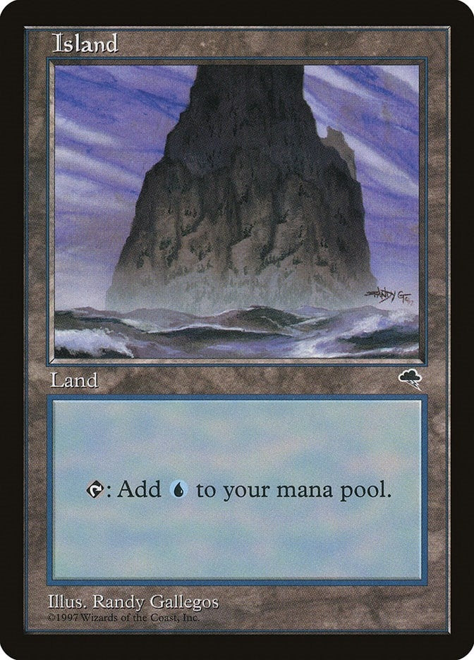 Island (Spire) (337) [TMP] - MTG Single