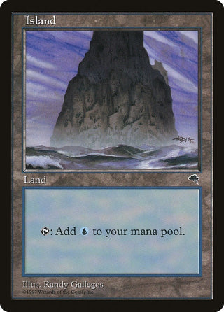 Island (Spire) (337) [TMP] - MTG Single