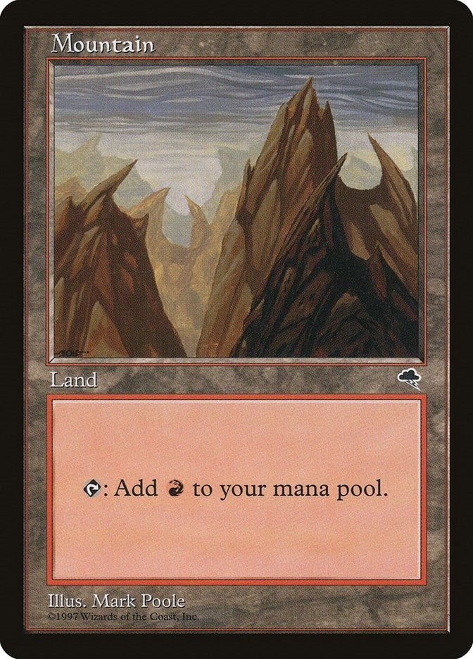 Mountain (Vertical) (343) [TMP] - MTG Single