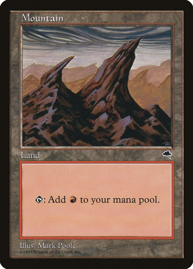 Mountain (Right) (344) [TMP] - MTG Single