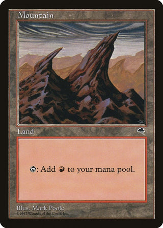 Mountain (Right) (344) [TMP] - MTG Single