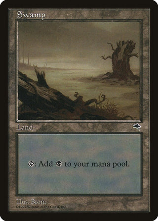 Swamp (Horizontal Log) (340) [TMP] - MTG Single