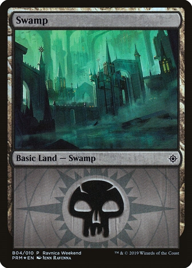 Swamp - Orzhov (B04) (4) [LARP] - MTG Single