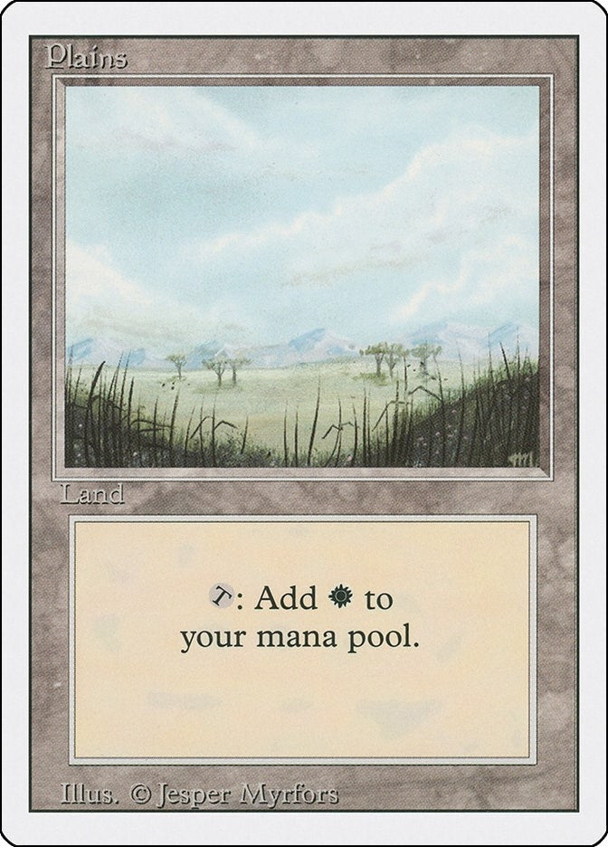 Plains (B) (294) [3ED] - MTG Single